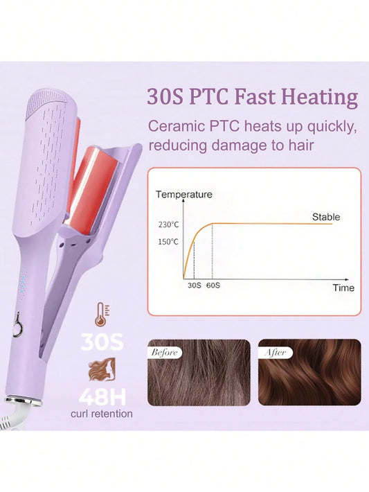 Profesionalni kodralnik za lase - rožnato zlat