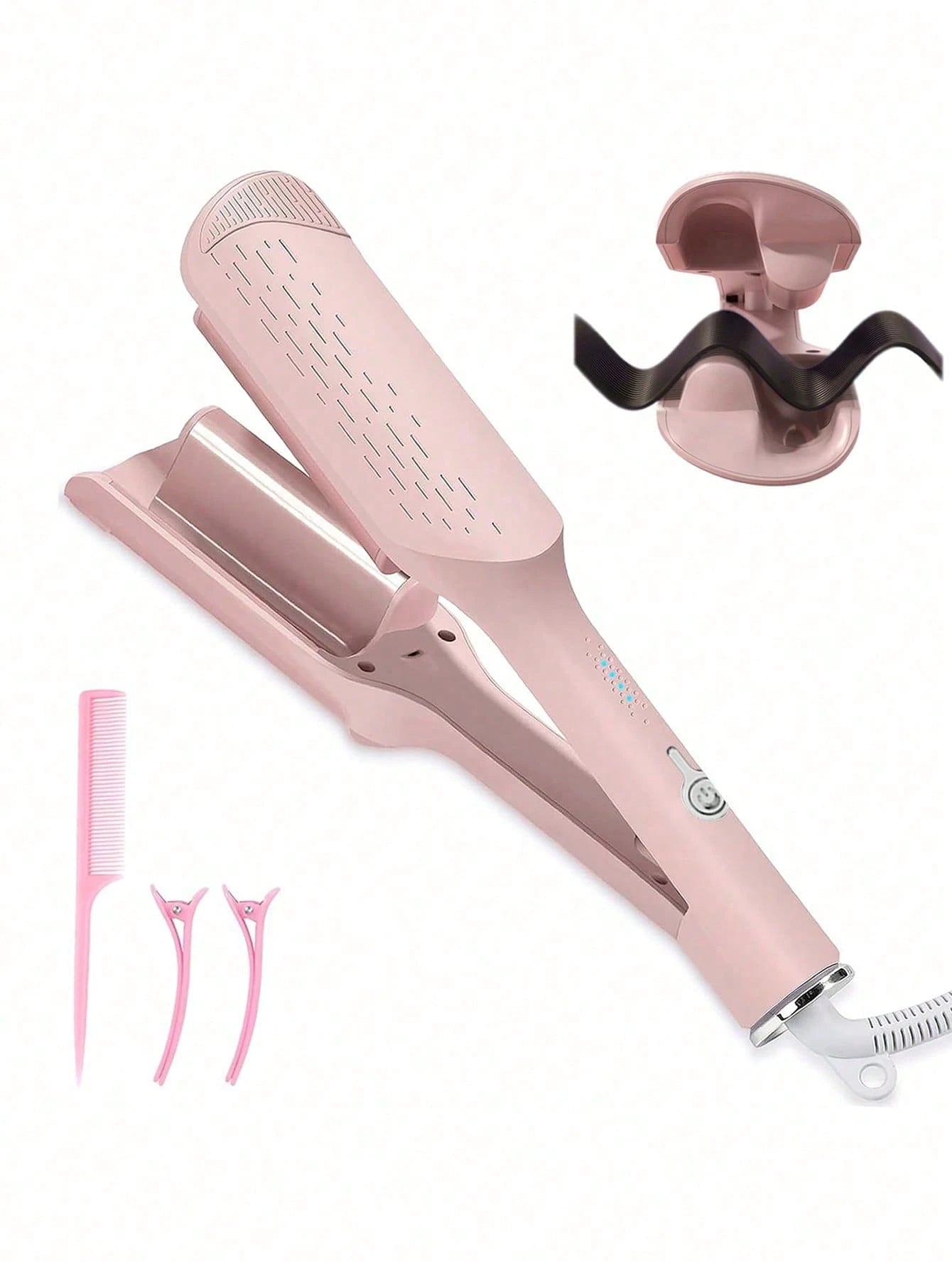 Profesionalni kodralnik za lase - rožnato zlat